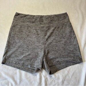 No Boundaries Gray Heathered Stretch Athletic Shorts M